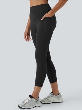 HALARA UltraSculpt Black High-Waist Pocket Leggings with Butt Lifting Bands